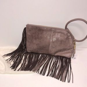 NWT Genuine Leather Hobo Wristlet